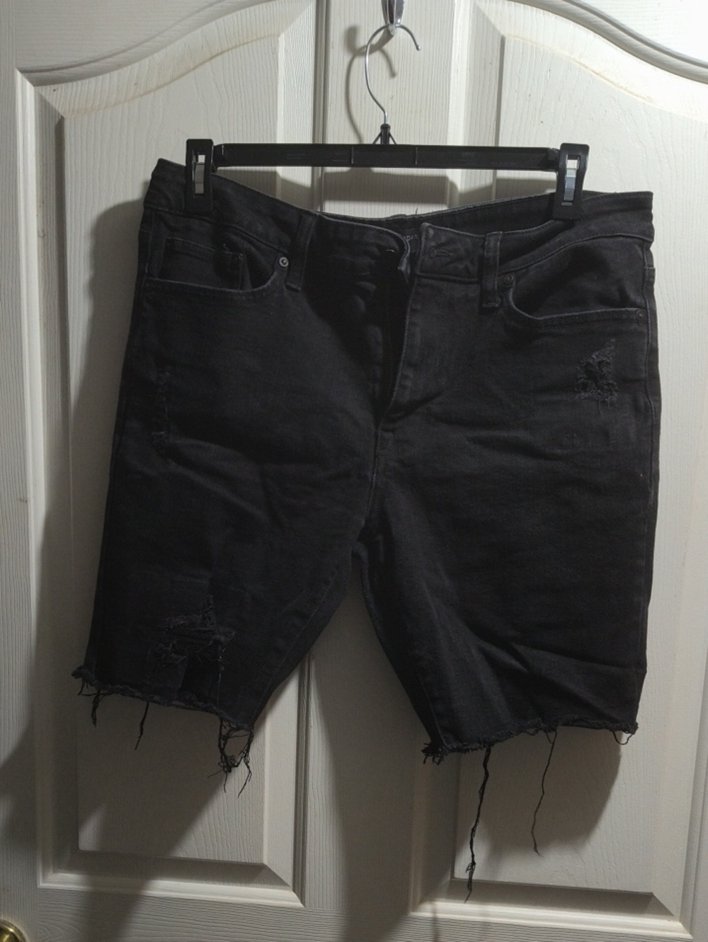 No Boundaries Black Distressed Denim Jean Shorts